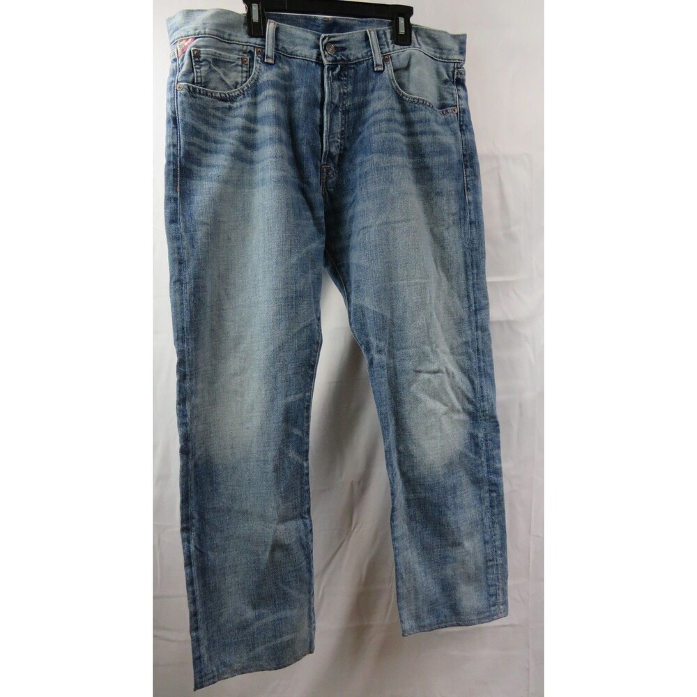 Denim Supply Ralph Lauren Slim Straight Leg Jeans Size 36×32 Light Wash
